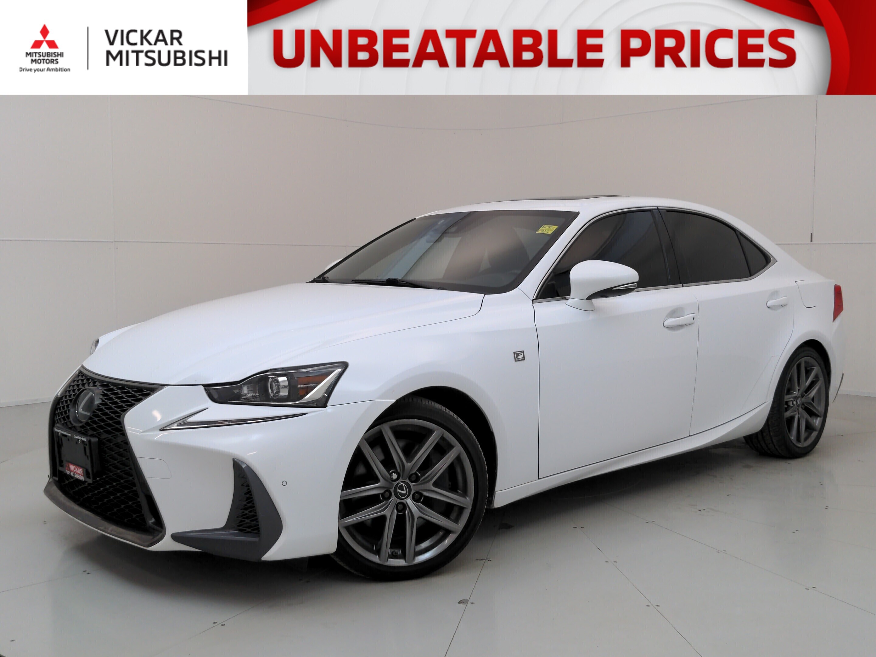 White 2019 Lexus IS 300 AWD Sedan All-Wheel Drive Automatic