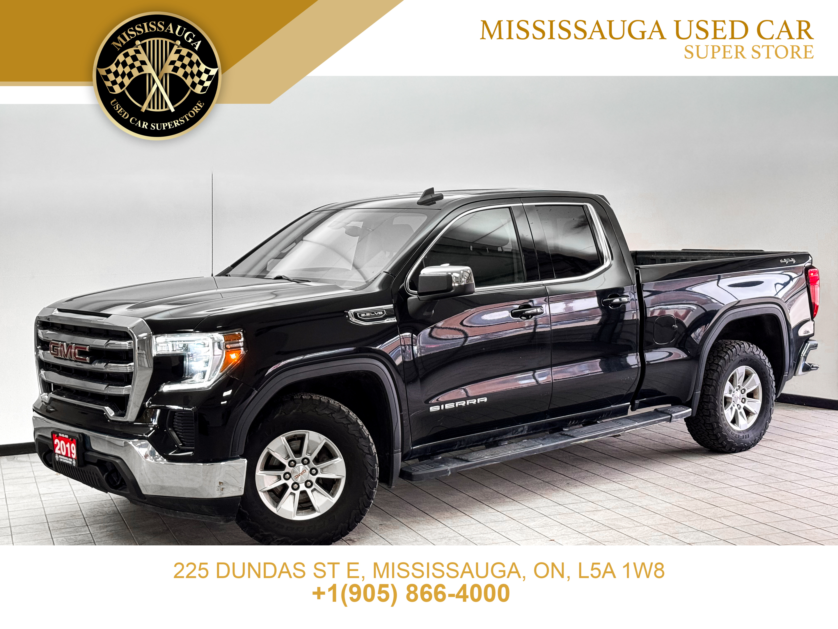 2019 GMC Sierra 1500 SLE Double Cab 4WD Pickup Truck Four-Wheel Drive Automatic