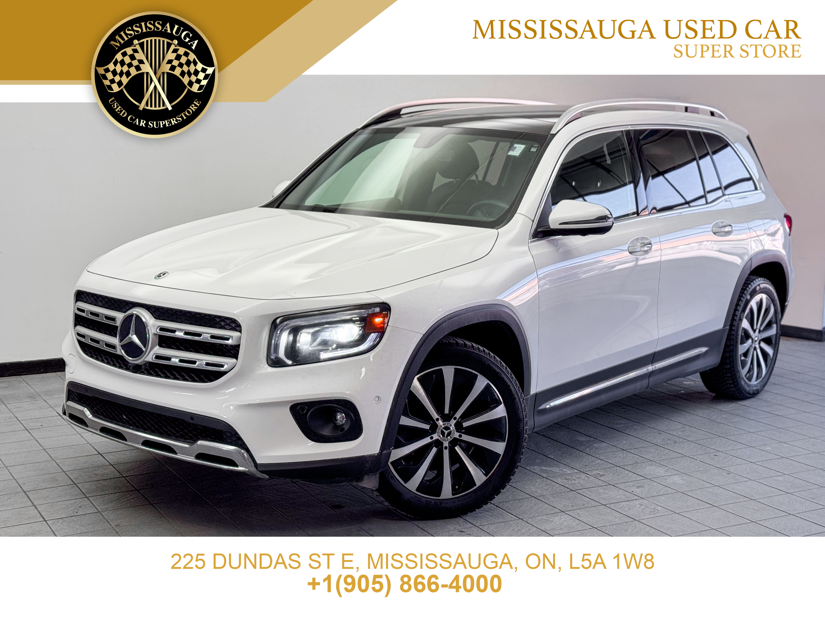 White 2022 Mercedes-Benz GLB 250 4MATIC SUV / Crossover All-Wheel Drive Automatic