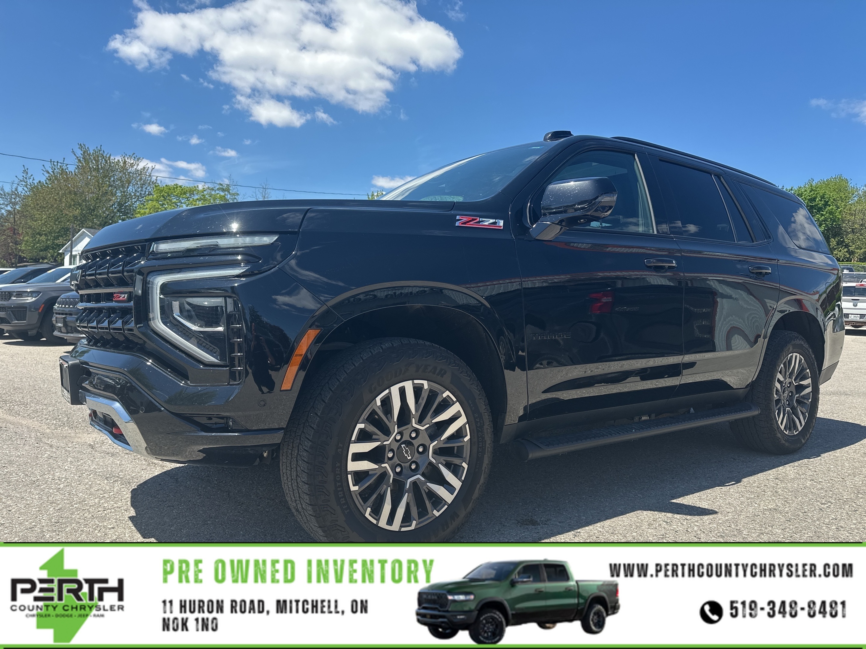 Black 2025 Chevrolet Tahoe Z71 4WD SUV / Crossover Four-Wheel Drive