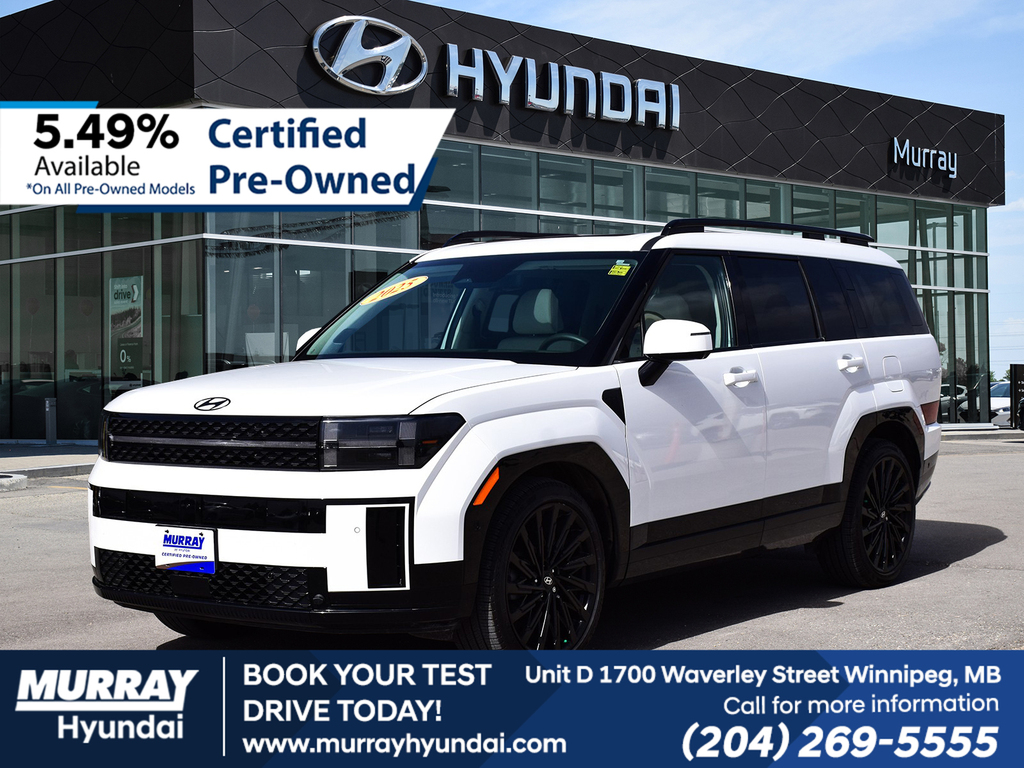 Serenity White 2025 Hyundai Santa Fe Ultimate Calligraphy AWD SUV / Crossover