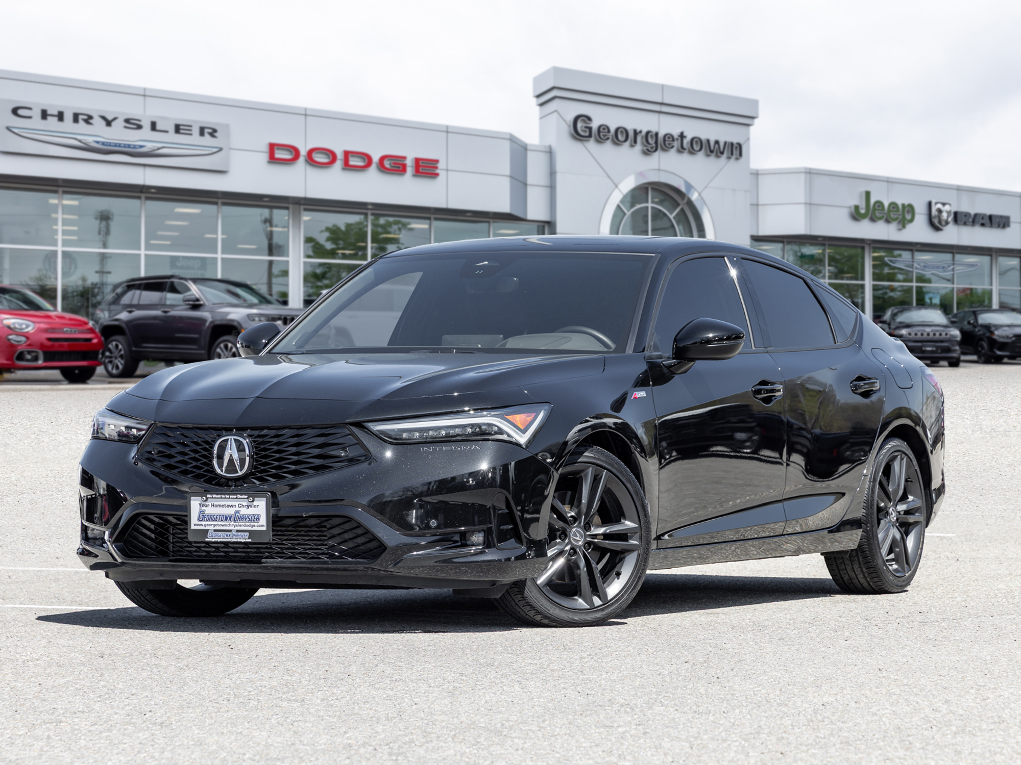 Black 2024 Acura Integra FWD with Elite A-SPEC Sedan Continuously Variable Transmission