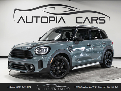 Green 2021 MINI Countryman Cooper ALL4 AWD SUV / Crossover All-Wheel Drive Automatic