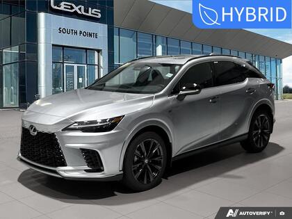 Silver 2026 Lexus RX Hybrid 350h F SPORT Design AWD SUV / Crossover All-Wheel Drive Continuously Variable Transmission