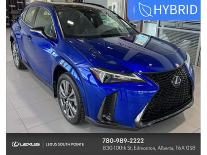 Blue 2025 Lexus UX Hybrid 300h F Sport Design AWD SUV / Crossover All-Wheel Drive Continuously Variable Transmission