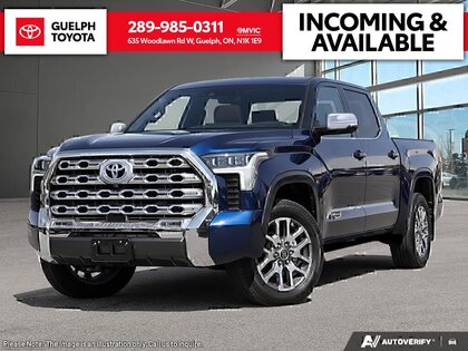 Blue 2026 Toyota Tundra 1794 Edition CrewMax Cab 4WD Pickup Truck Four-Wheel Drive Automatic