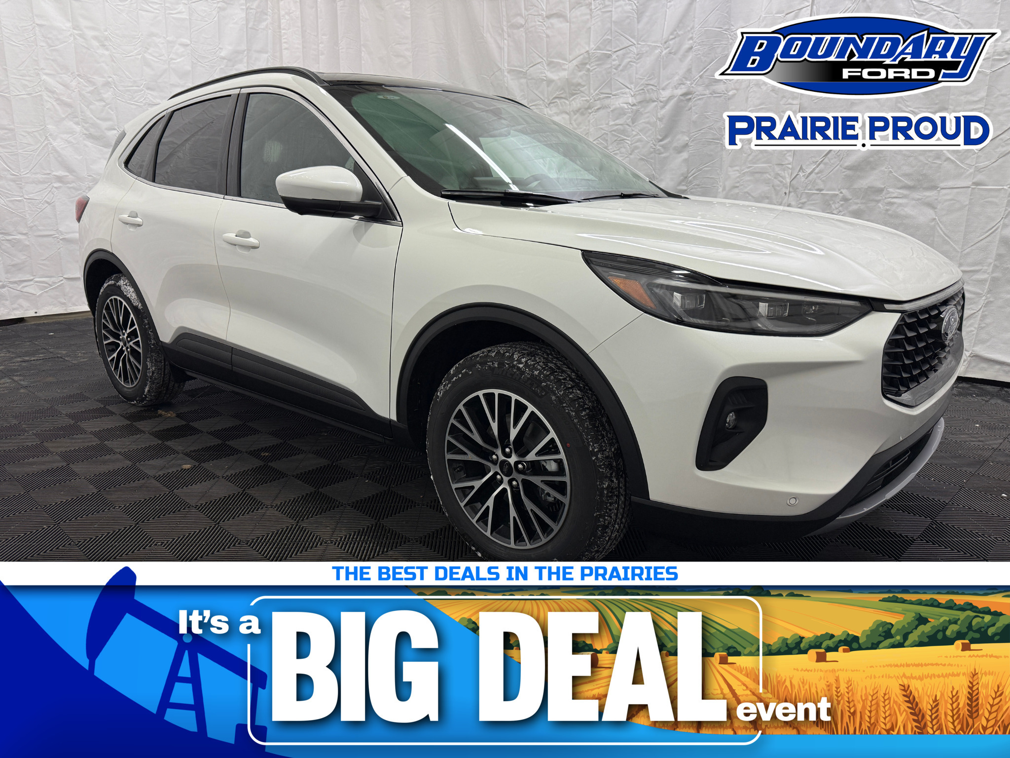 White 2026 Ford Escape Hybrid Plug-in FWD SUV / Crossover Front-Wheel Drive Continuously Variable Transmission