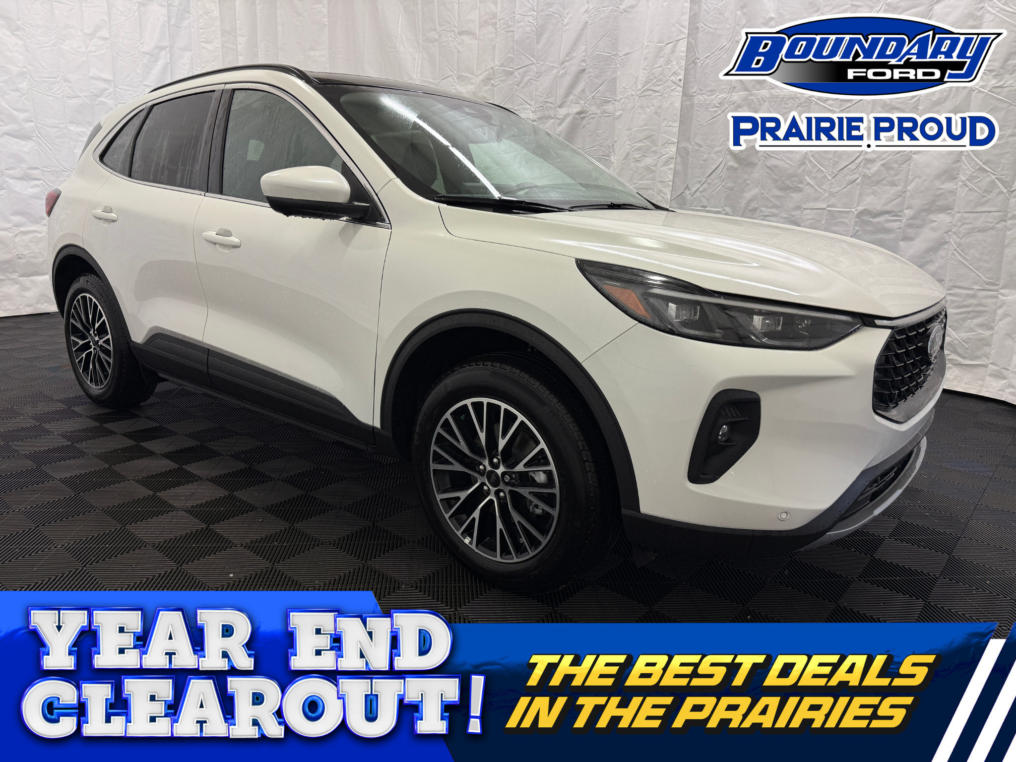 White 2025 Ford Escape Hybrid Plug-in FWD SUV / Crossover Front-Wheel Drive Continuously Variable Transmission