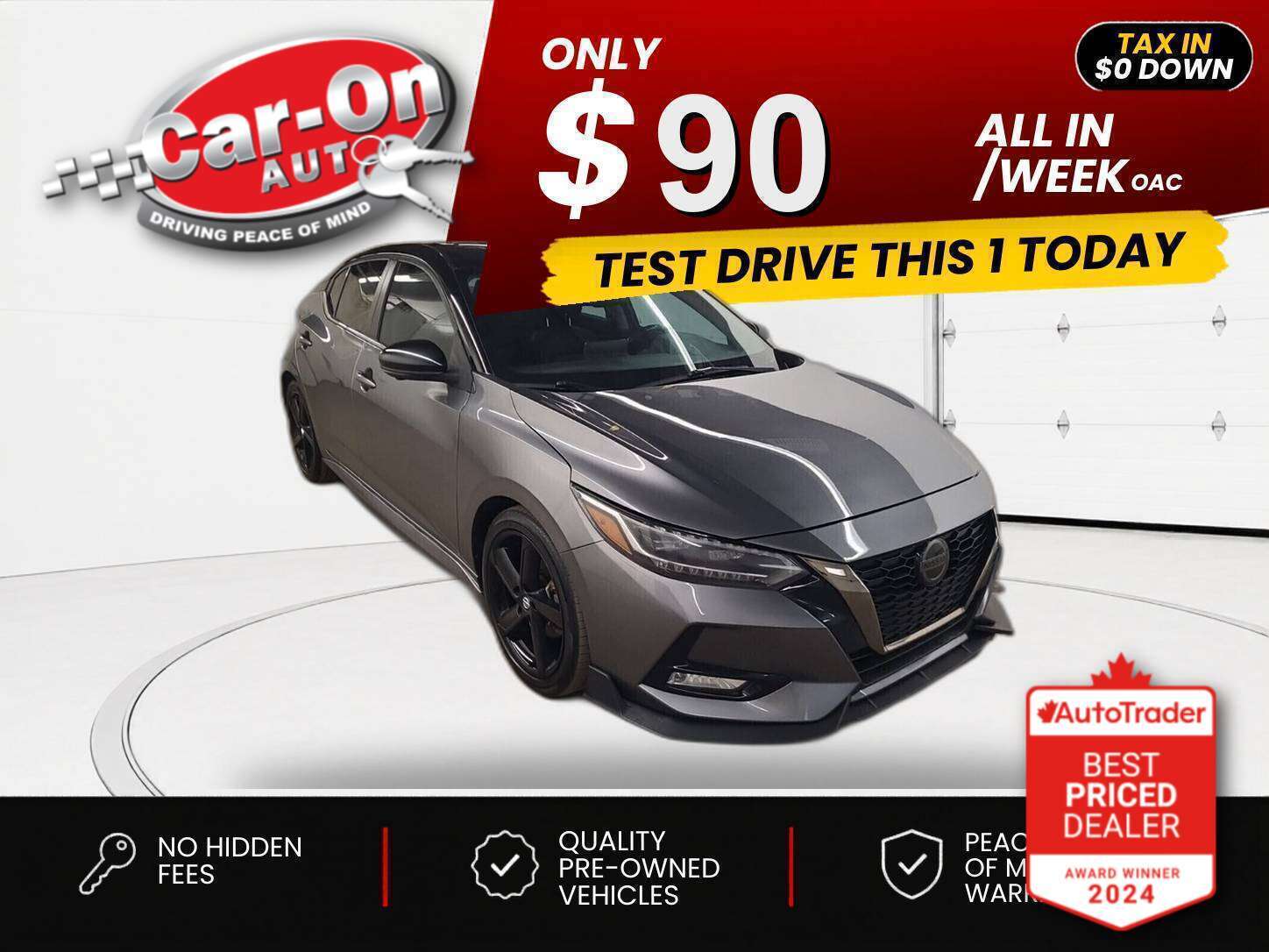 Gray 2021 Nissan Sentra Sedan Front-Wheel Drive Automatic