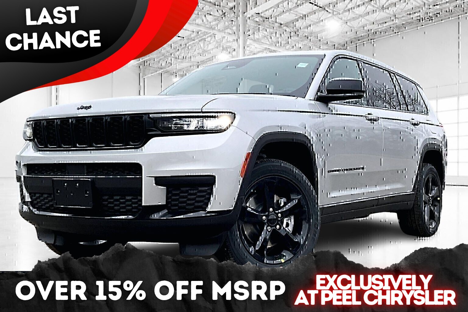 Silver 2025 Jeep Grand Cherokee L Altitude 4WD SUV / Crossover Four-Wheel Drive 8-Speed Automatic