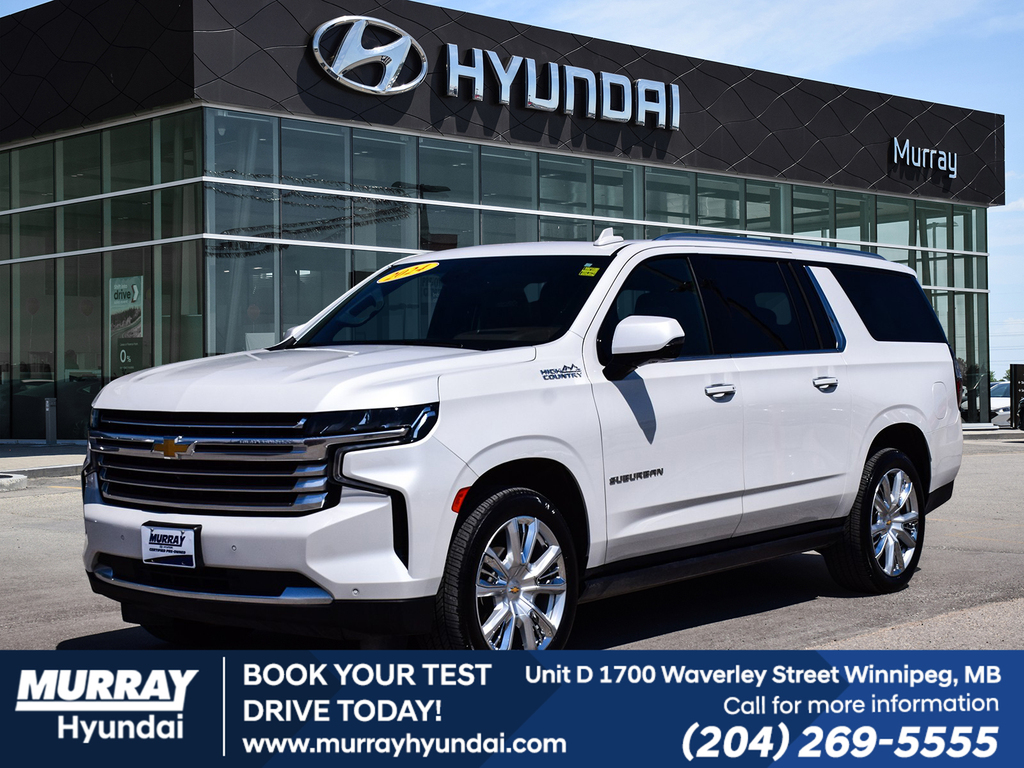 Summit White 2024 Chevrolet Suburban High Country 4WD SUV / Crossover Four-Wheel Drive Automatic