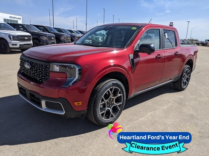 Red 2026 Ford Maverick Lariat SuperCrew AWD Pickup Truck All-Wheel Drive