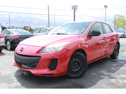 Red 2012 Mazda MAZDA3 Sport GX Hatchback Manual