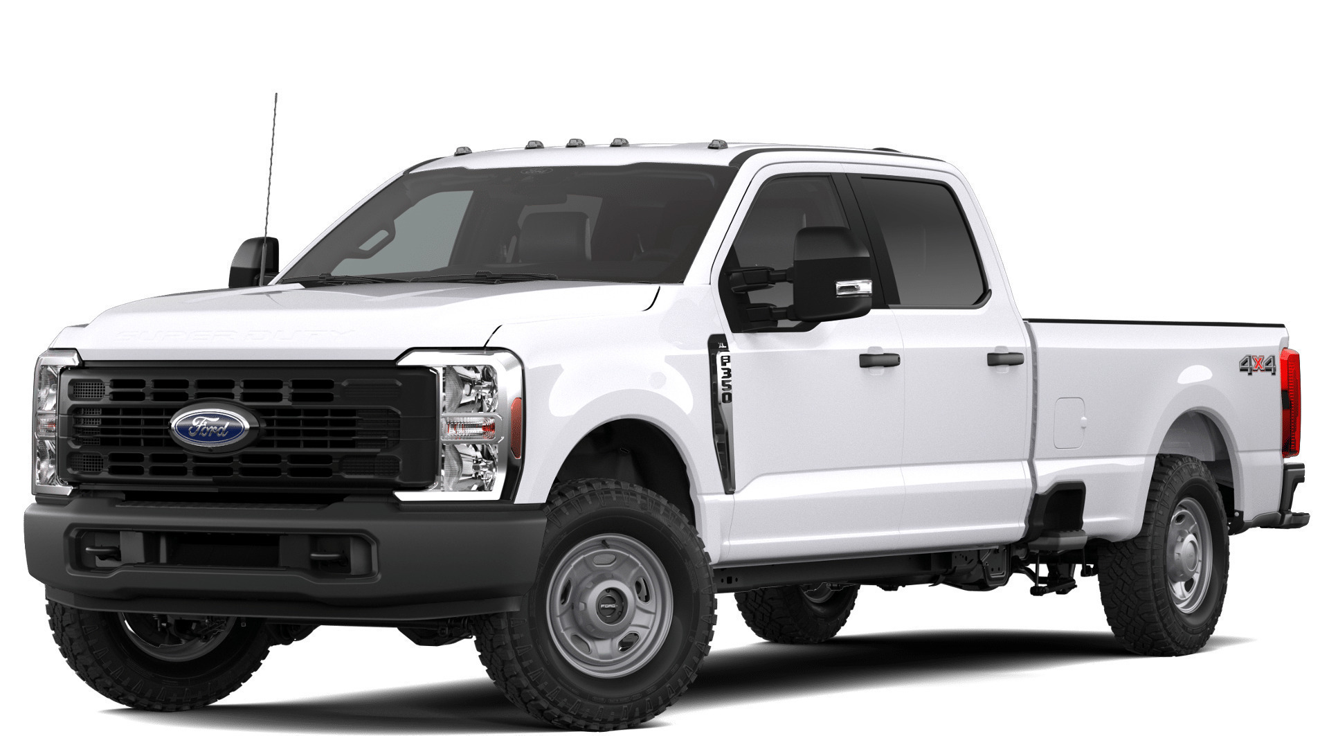 White 2026 Ford F-350 Super Duty XL Crew Cab 4WD Pickup Truck Four-Wheel Drive Automatic