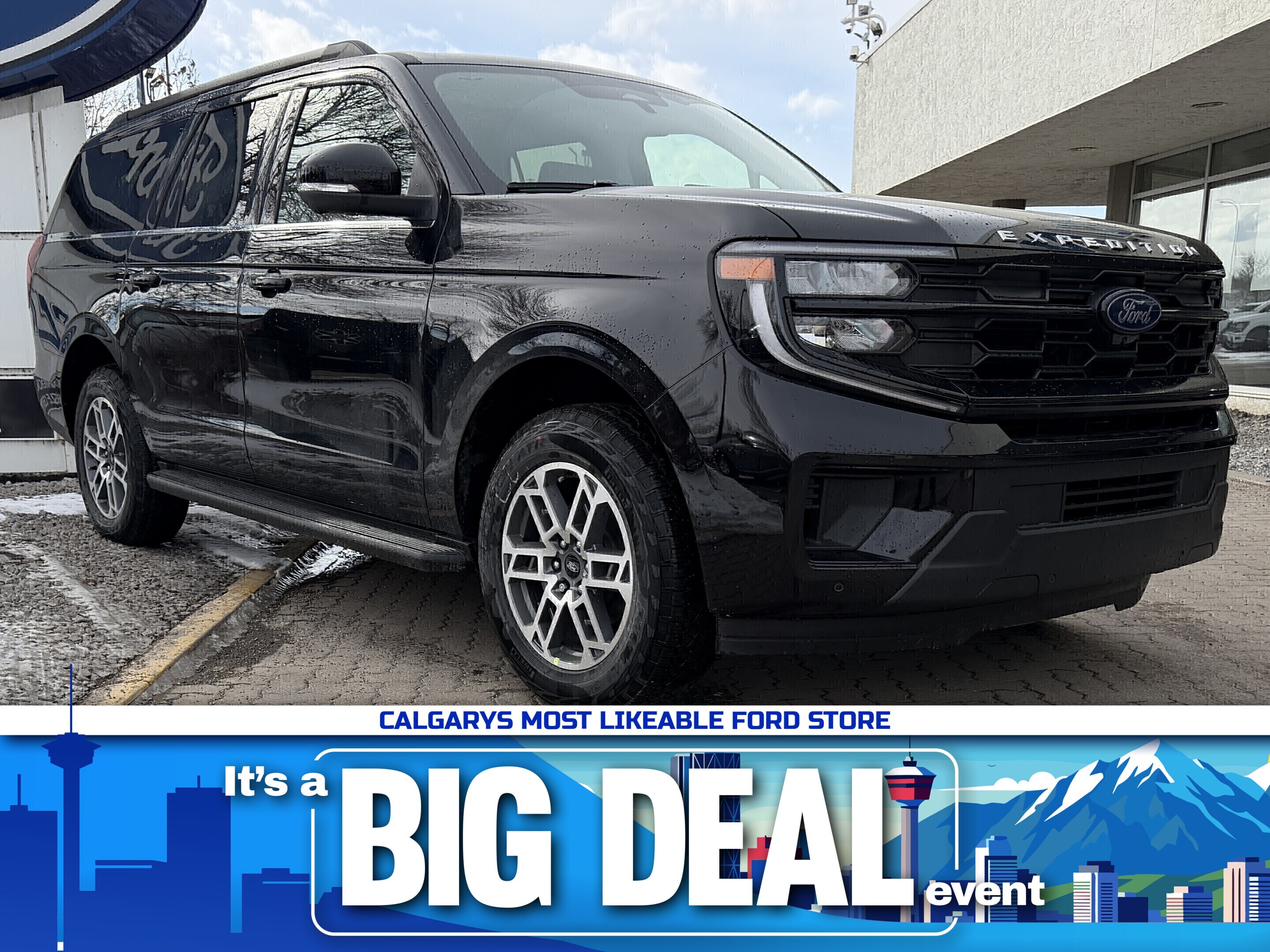 Black 2026 Ford Expedition MAX Active 4WD SUV / Crossover Four-Wheel Drive Automatic