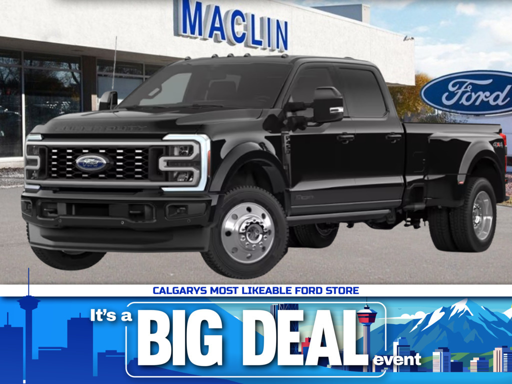 Black 2026 Ford F-450 Super Duty Platinum Crew Cab LB DRW 4WD Pickup Truck Four-Wheel Drive 6-Speed Automatic
