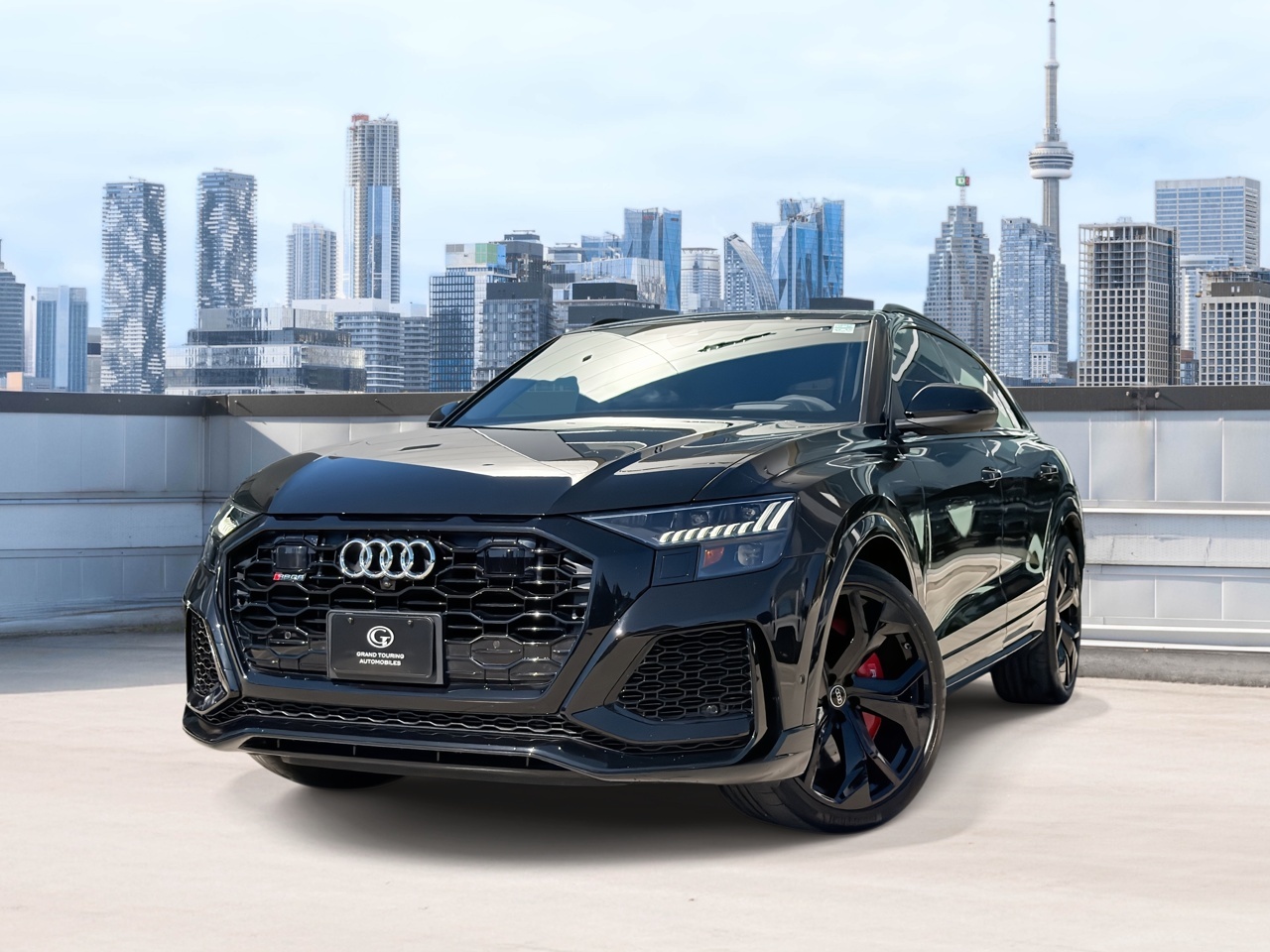 Mythos black metallic 2023 Audi RS Q8 4.0T quattro SUV AWD SUV / Crossover All-Wheel Drive Automatic