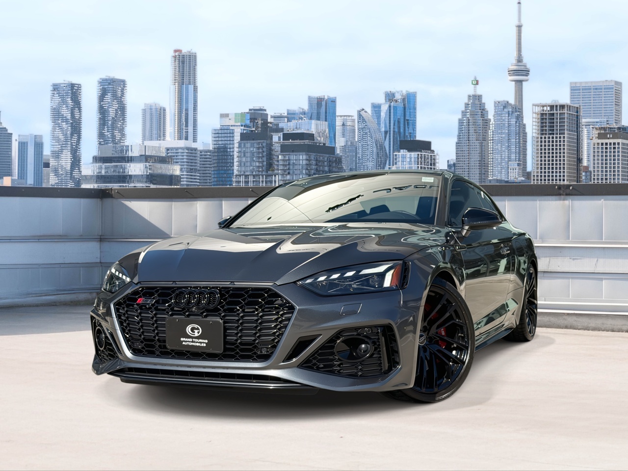 Gray (Daytona grey pearl effect) 2023 Audi RS 5 2.9T quattro AWD Coupe All-Wheel Drive Automatic