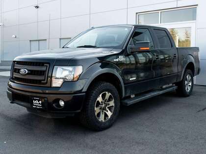 Black 2014 Ford F-150 FX4 SuperCrew 4WD Pickup Truck Four-Wheel Drive Automatic