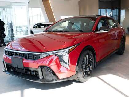 Red 2025 Kia K4 GT-Line Turbo FWD Sedan Front-Wheel Drive Automatic