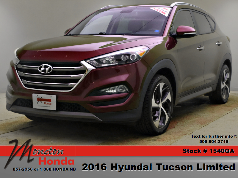 Red 2016 Hyundai Tucson SUV / Crossover All-Wheel Drive 7-Speed Automatic
