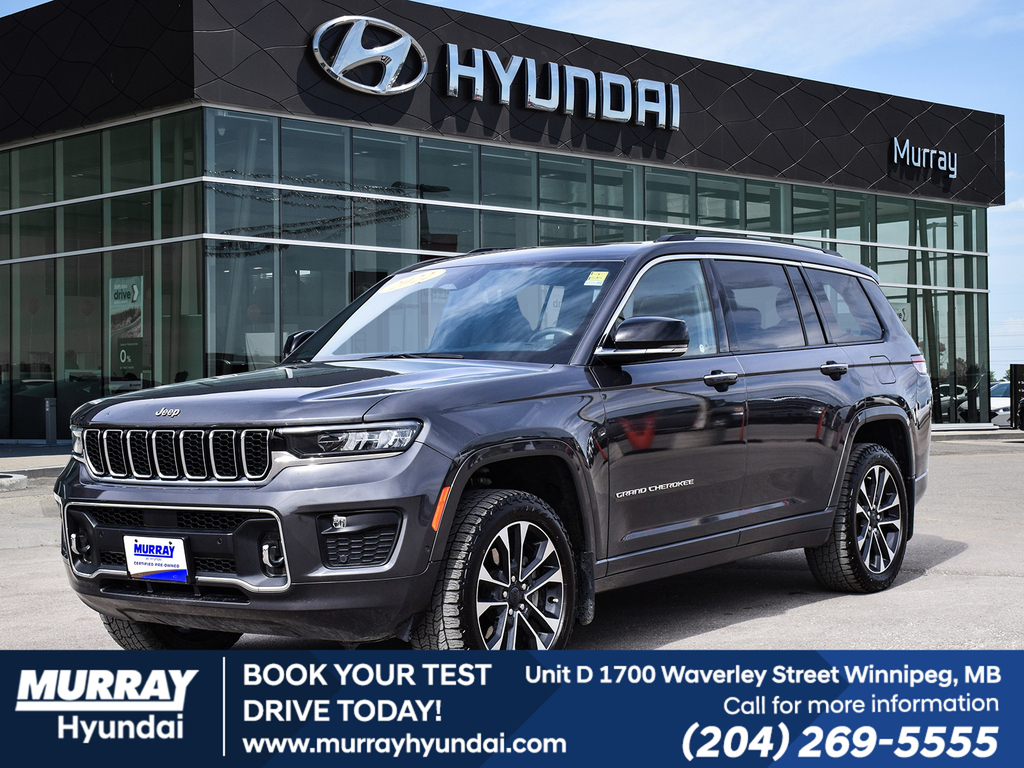 Gray (Baltic Grey Metallic) 2022 Jeep Grand Cherokee L Overland 4WD SUV / Crossover Four-Wheel Drive Automatic