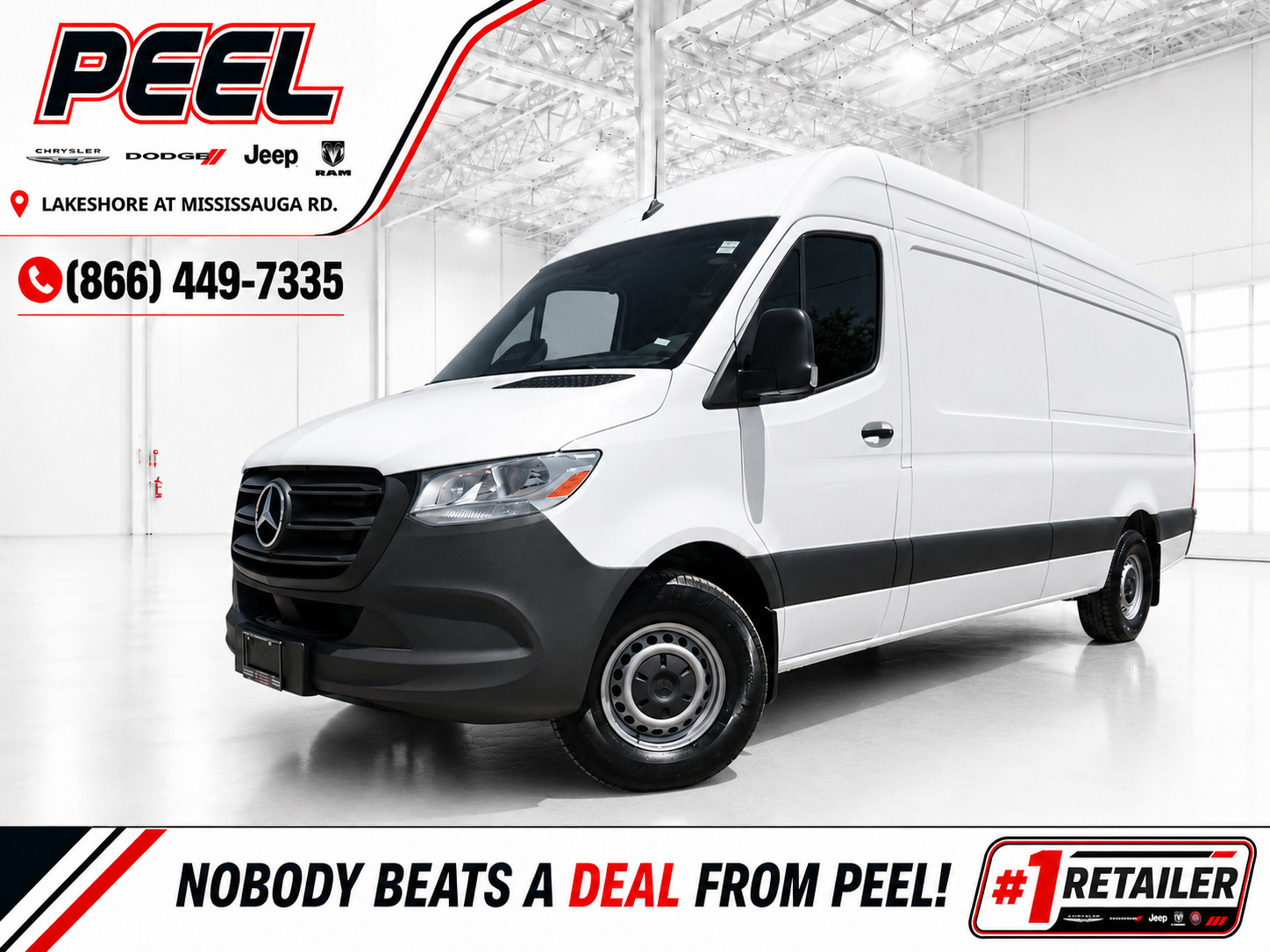White 2025 Mercedes-Benz Sprinter Cargo Van Rear-Wheel Drive 9-Speed Automatic