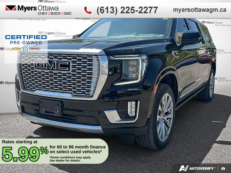2024 GMC Yukon Denali  DENALI XL, PANO SUNROOF, POWER BOARDS