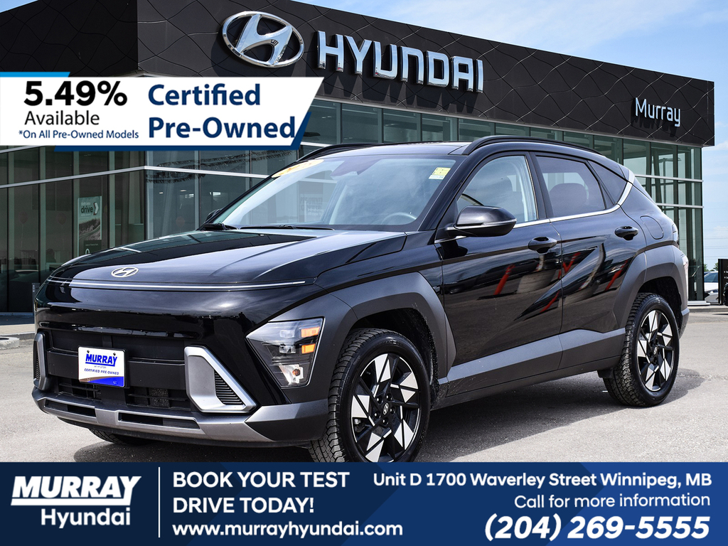 Abyss Black 2025 Hyundai Kona Preferred AWD SUV / Crossover Continuously Variable Transmission
