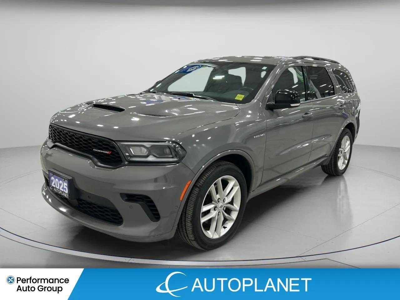 2025 Dodge Durango R/T AWD, 7-Seater, Navi, Sunroof, Back Up Cam!
