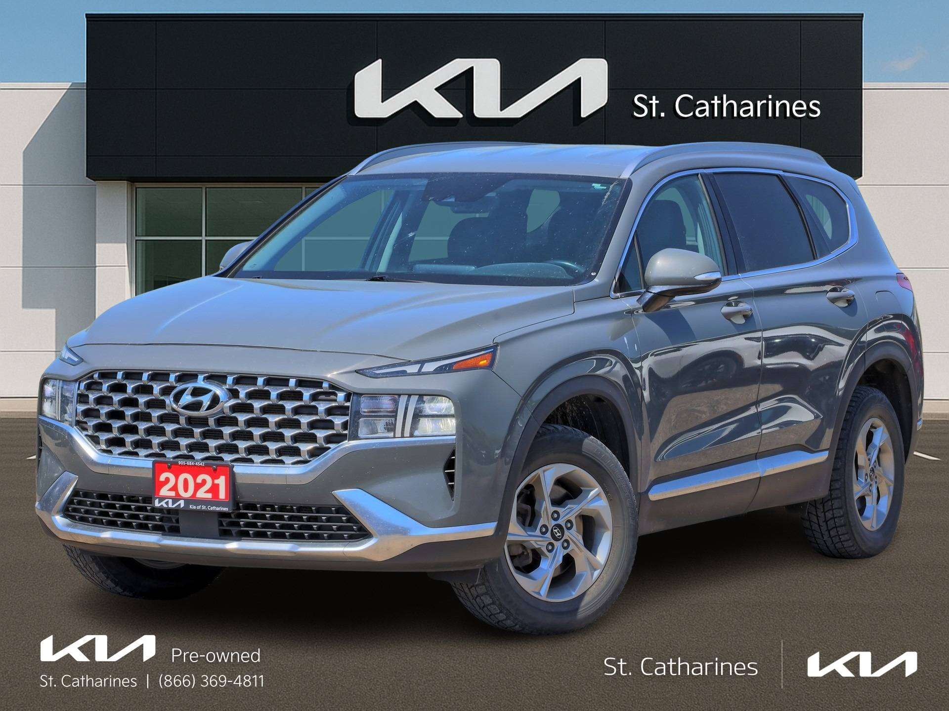 Silver 2021 Hyundai Santa Fe Preferred AWD SUV / Crossover 8-Speed Automatic