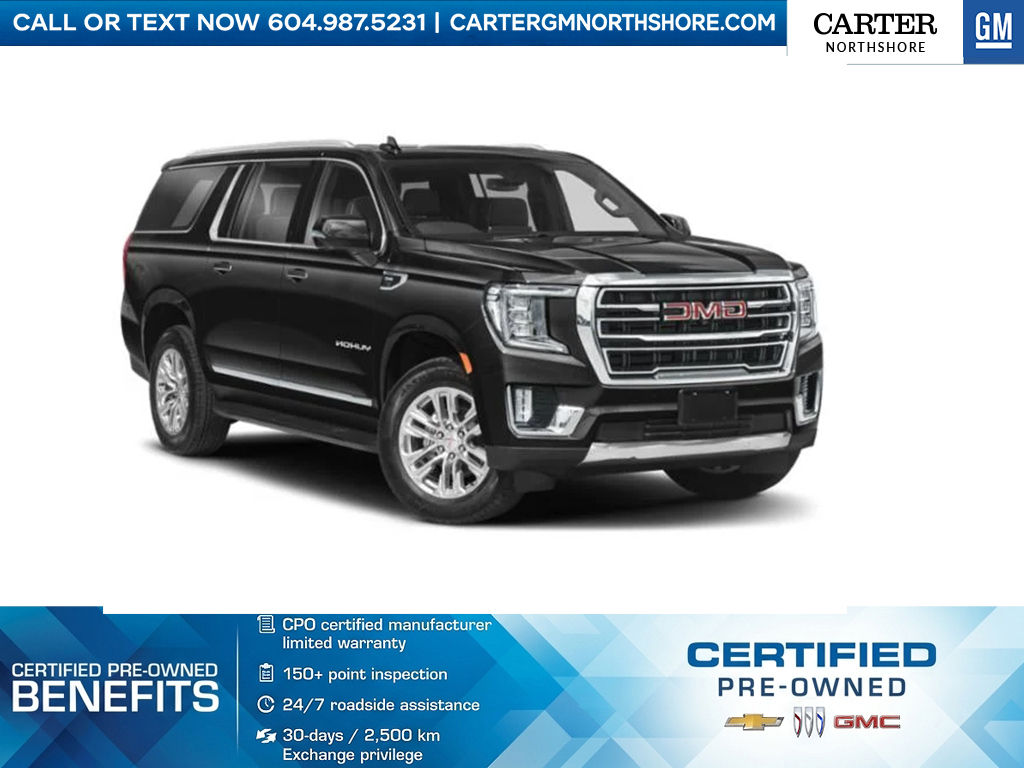 Gray 2023 GMC Yukon XL SLT 4WD SUV / Crossover Four-Wheel Drive