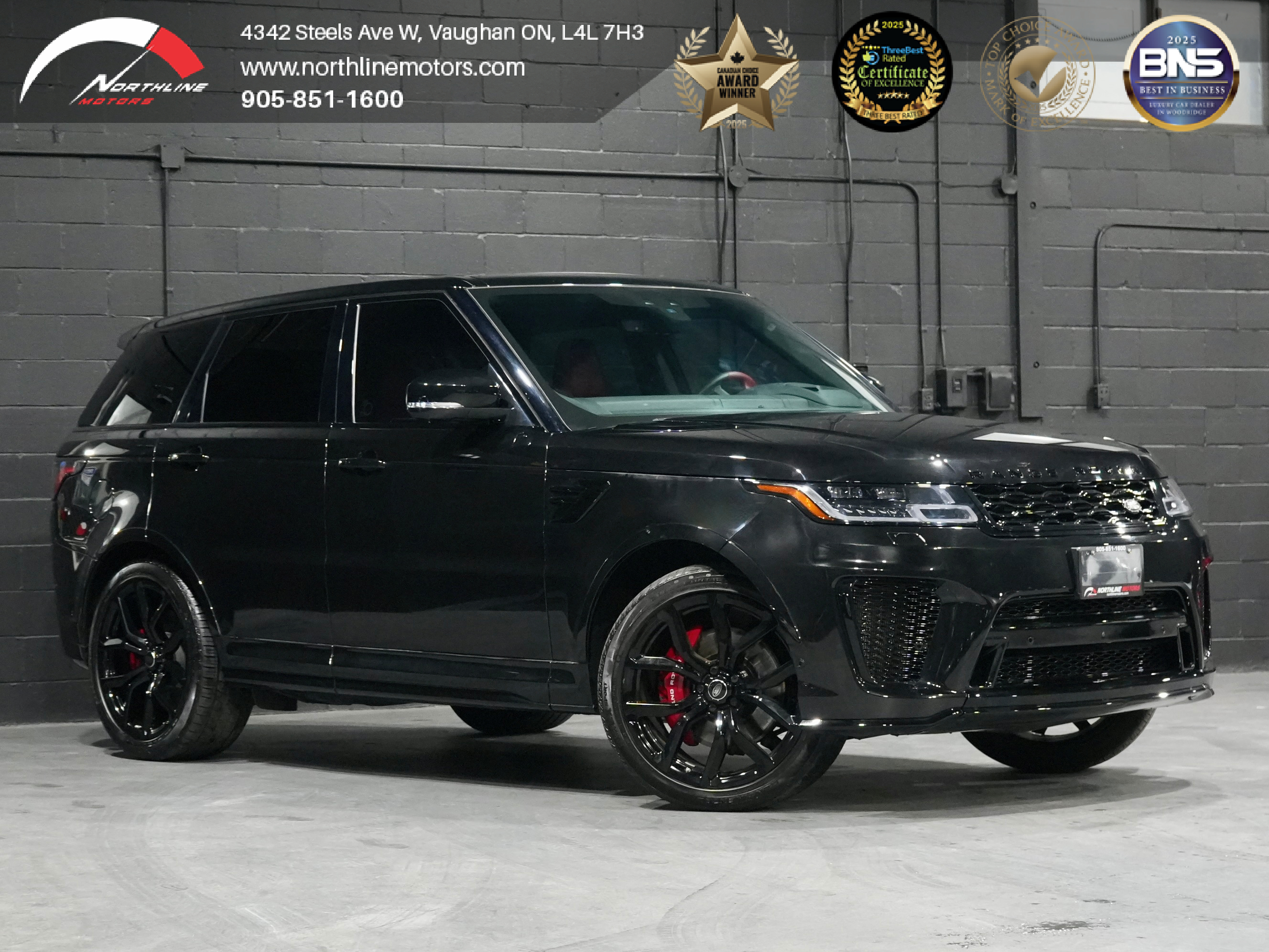 Black 2020 Land Rover Range Rover Sport SVR 4WD SUV / Crossover All-Wheel Drive 8-Speed Automatic