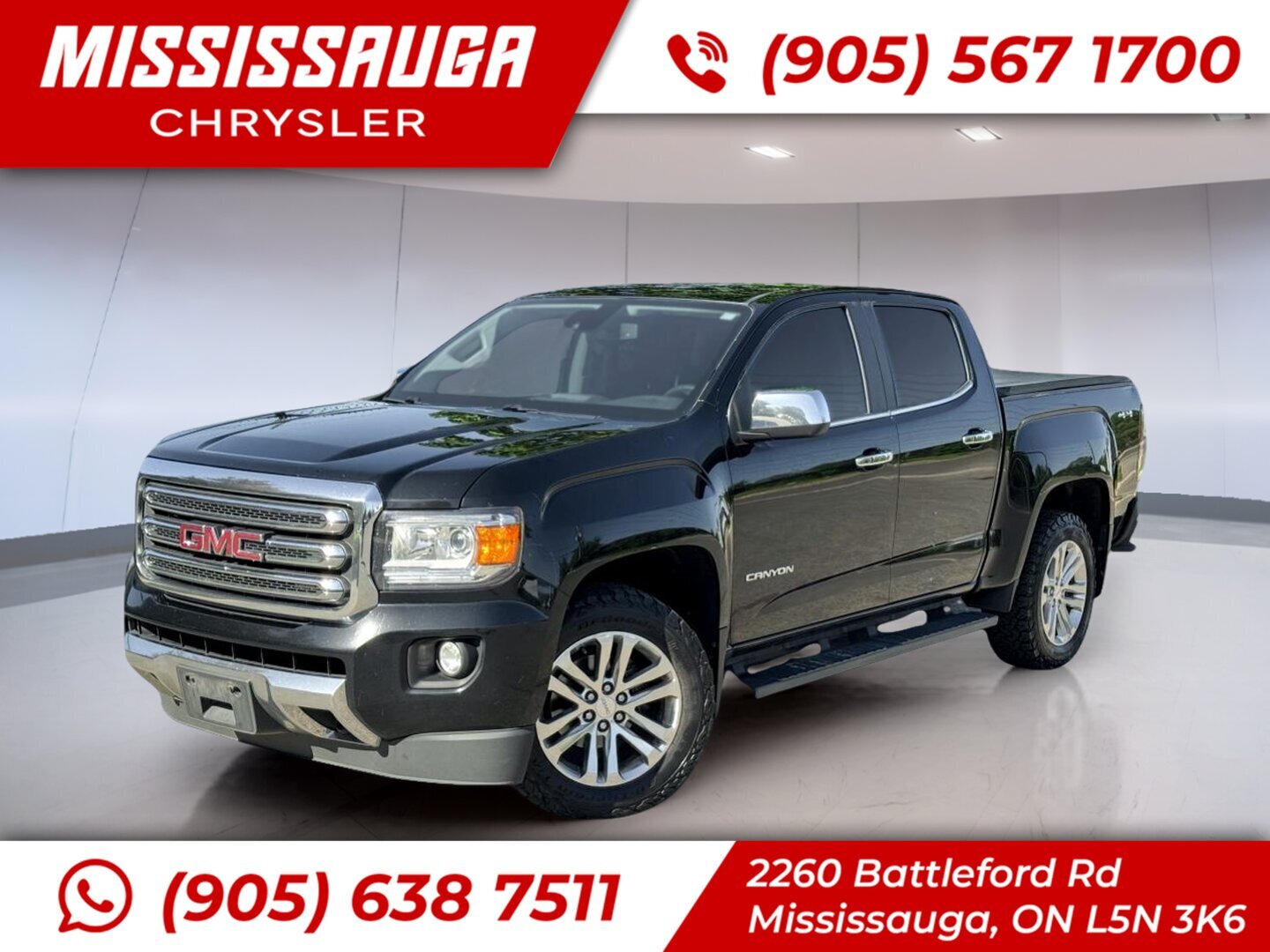 2016 GMC Canyon SLT Crew Cab 4WD Pickup Truck Four-Wheel Drive Automatic