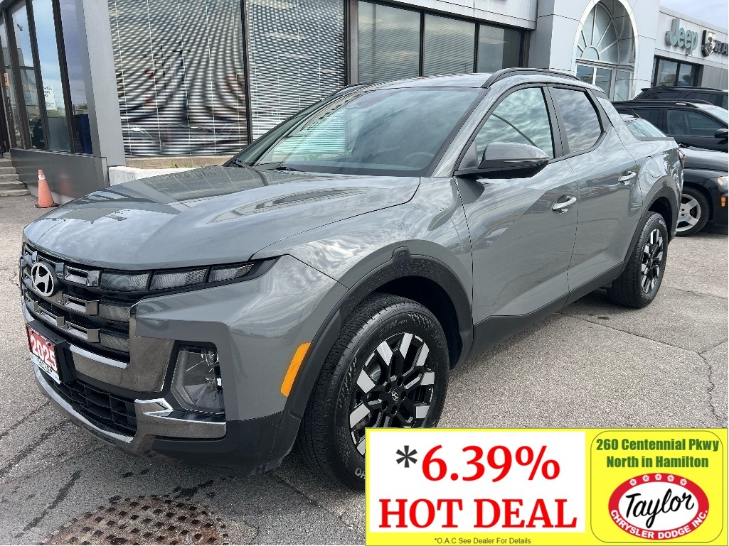 Gray 2025 Hyundai Santa Cruz Preferred Crew Cab AWD Pickup Truck 8-Speed Automatic