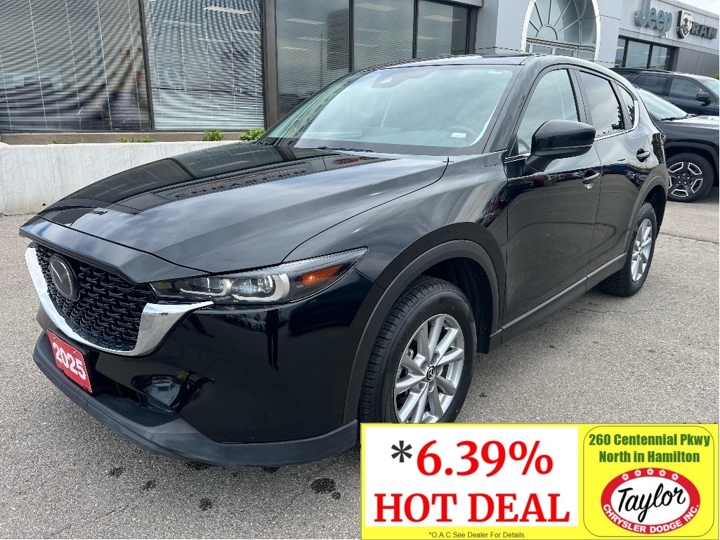 2025 Mazda CX-5 GS AWD *LTHR *PWR SEAT *PWR LIFTGATE *CARPLAY