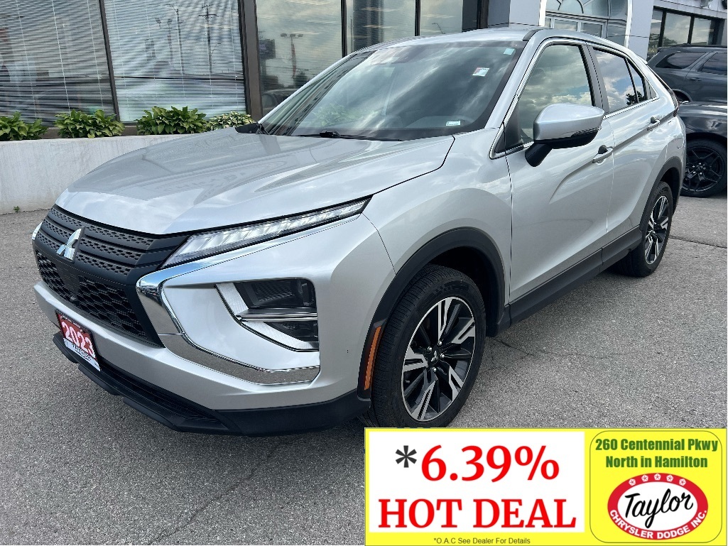 Gray 2023 Mitsubishi Eclipse Cross ES S-AWC SUV / Crossover All-Wheel Drive Continuously Variable Transmission