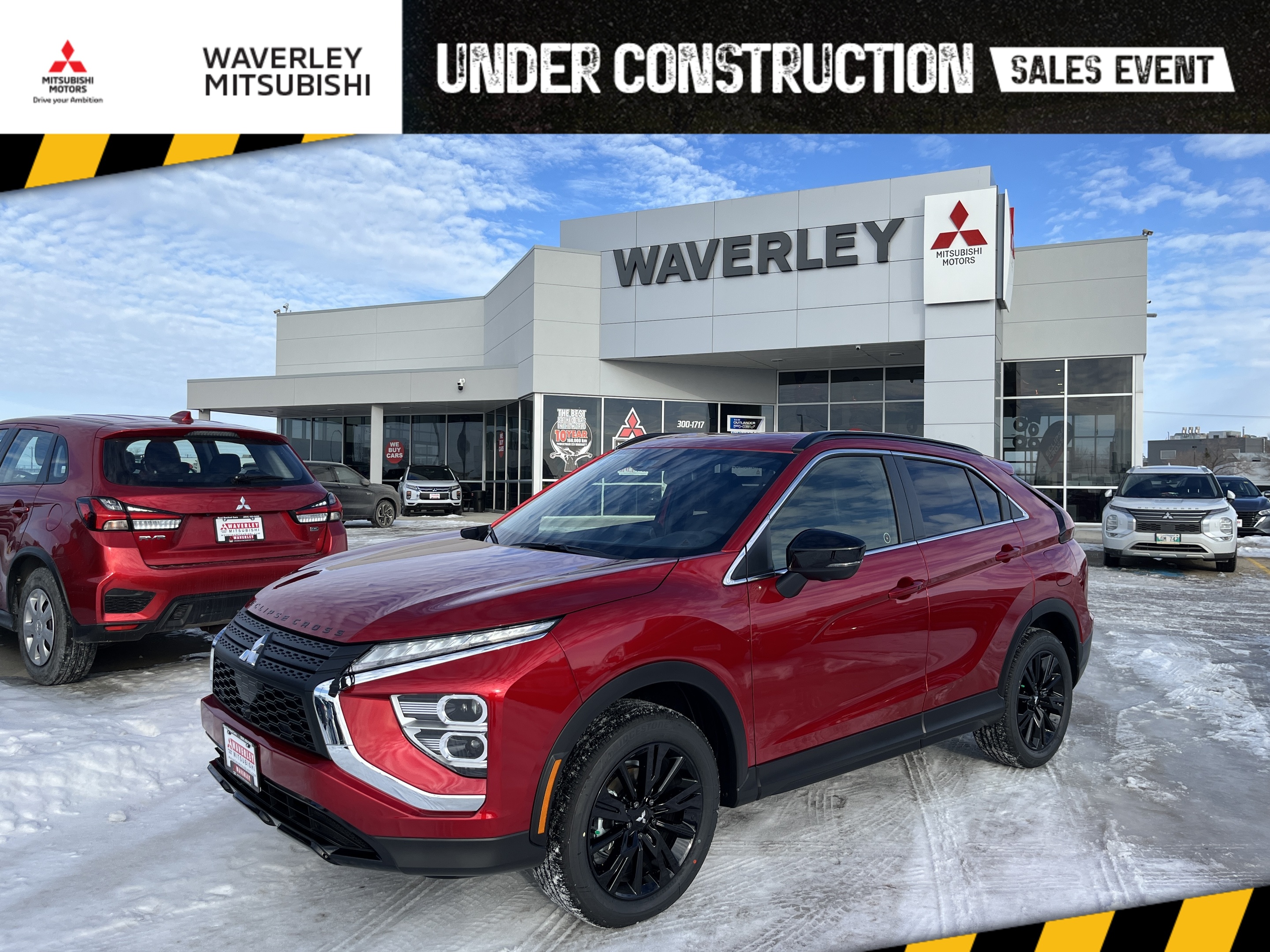 Red 2026 Mitsubishi Eclipse Cross NOIR S-AWC SUV / Crossover Continuously Variable Transmission