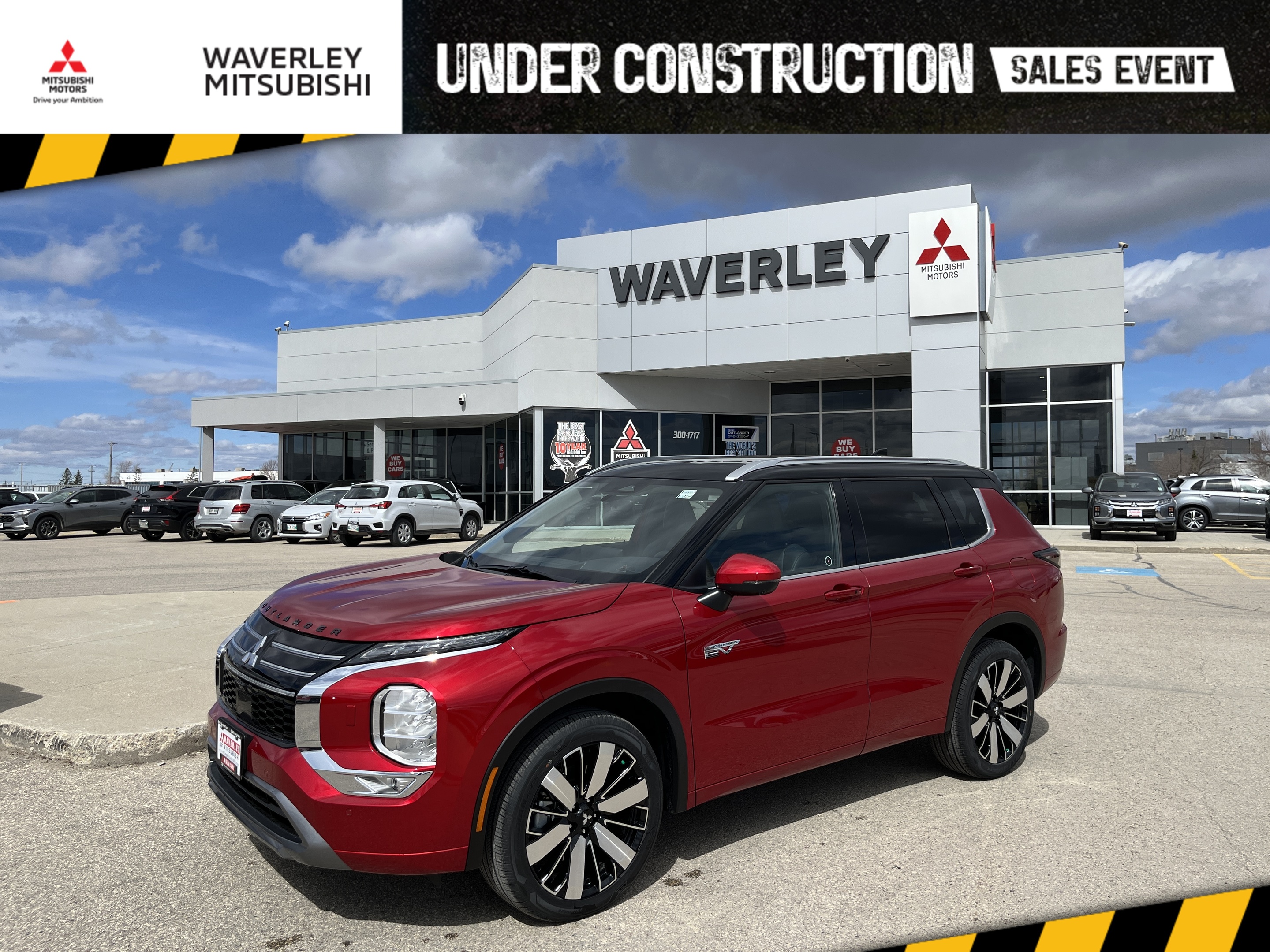 Red 2026 Mitsubishi Outlander Hybrid Plug-in GT S-AWC SUV / Crossover 1-Speed Automatic
