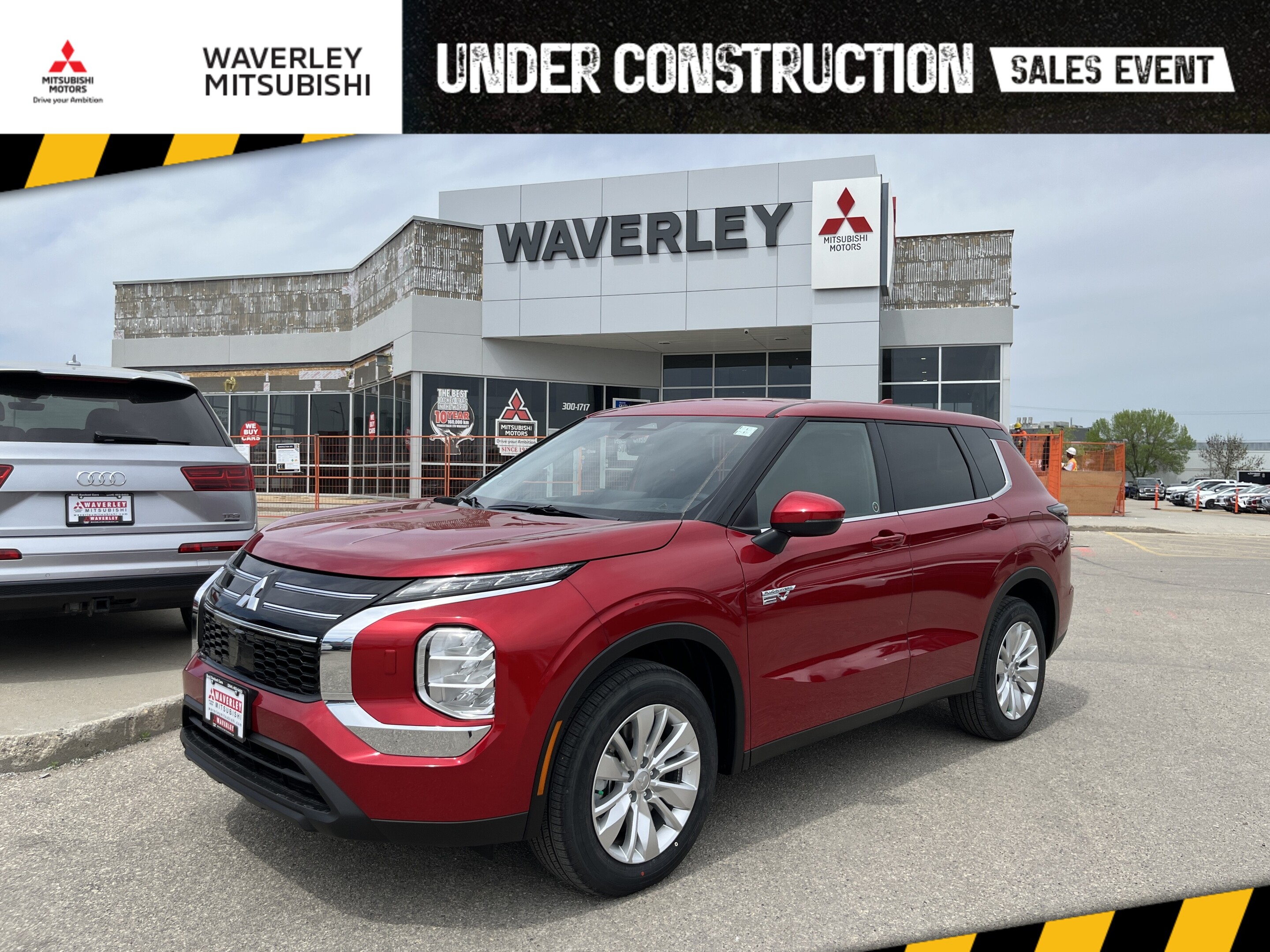 Red 2026 Mitsubishi Outlander Hybrid Plug-in ES S-AWC SUV / Crossover All-Wheel Drive 1-Speed Automatic