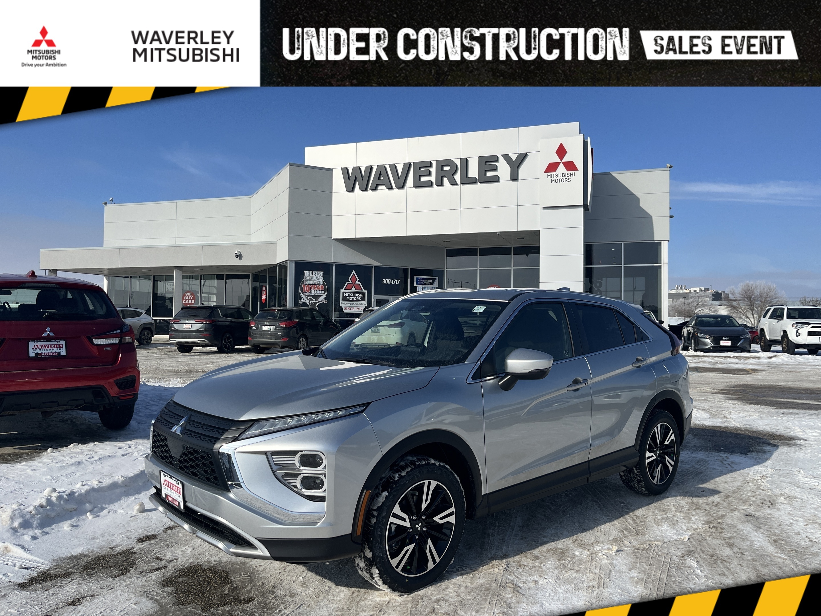 Silver 2026 Mitsubishi Eclipse Cross All-Wheel Drive Continuously Variable Transmission