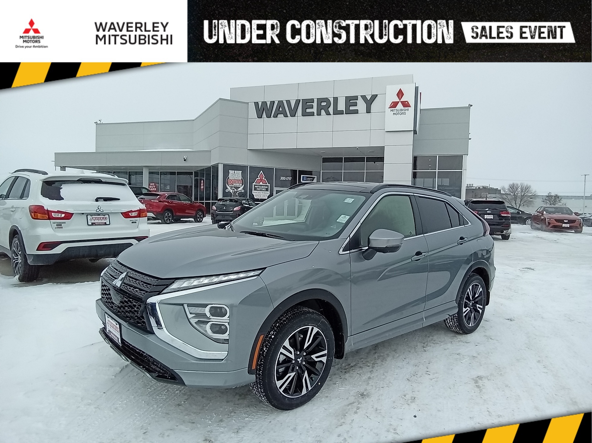 Gray 2026 Mitsubishi Eclipse Cross GT S-AWC SUV / Crossover Continuously Variable Transmission