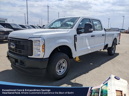 White 2026 Ford F-250 Super Duty XL Crew Cab LB 4WD Pickup Truck Four-Wheel Drive Automatic