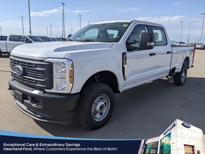 White 2026 Ford F-250 Super Duty XL Crew Cab LB 4WD Pickup Truck Four-Wheel Drive Automatic