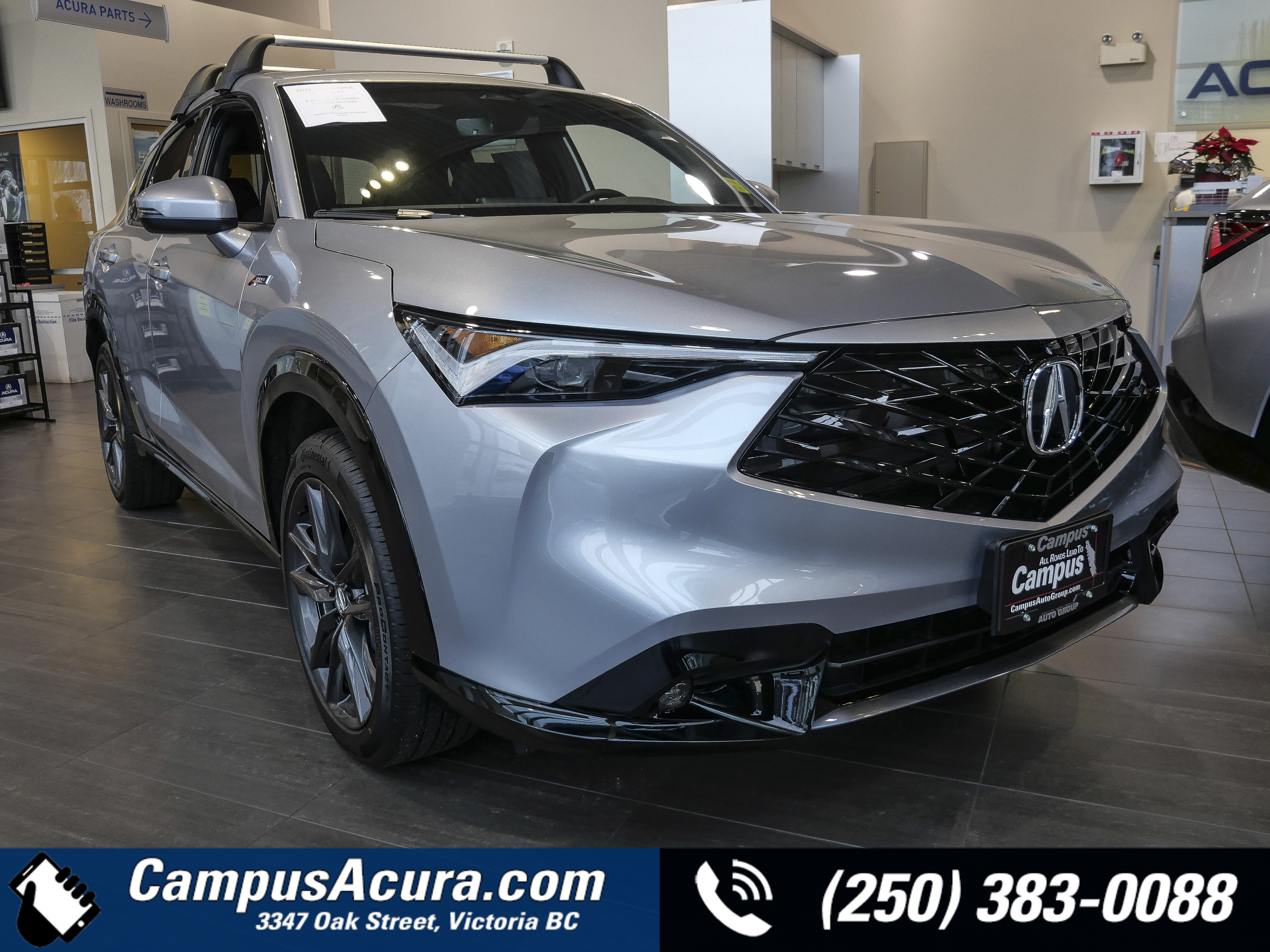 Gray 2026 Acura ADX SH-AWD with A-SPEC Package SUV / Crossover All-Wheel Drive Continuously Variable Transmission