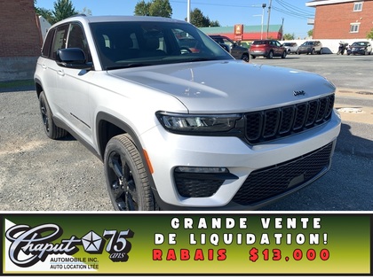 Silver 2025 Jeep Grand Cherokee Limited 4WD SUV / Crossover Four-Wheel Drive 8-Speed Automatic