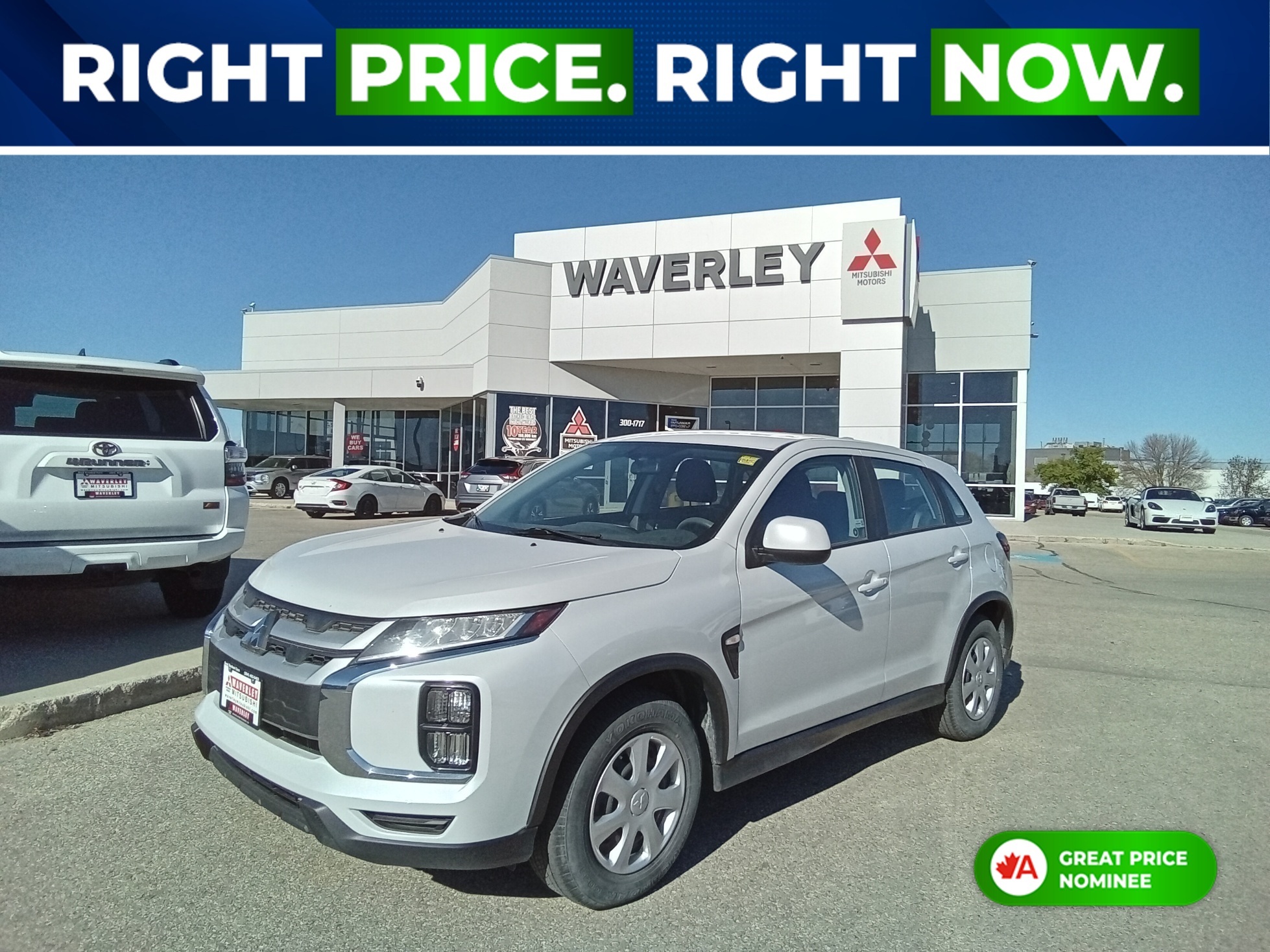 White 2022 Mitsubishi RVR SE FWD SUV / Crossover Continuously Variable Transmission