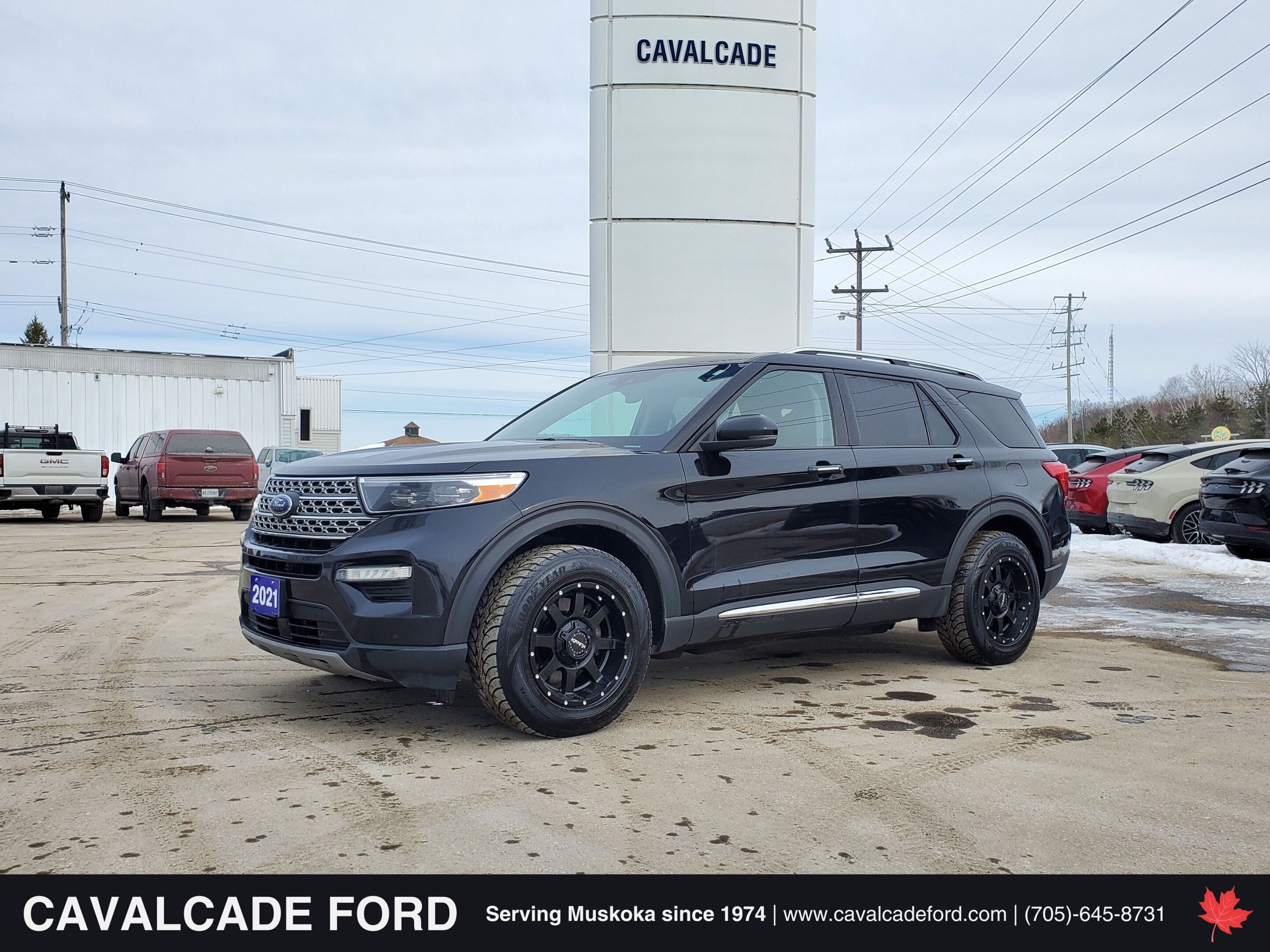 Black 2021 Ford Explorer Hybrid Limited AWD SUV / Crossover All-Wheel Drive Automatic
