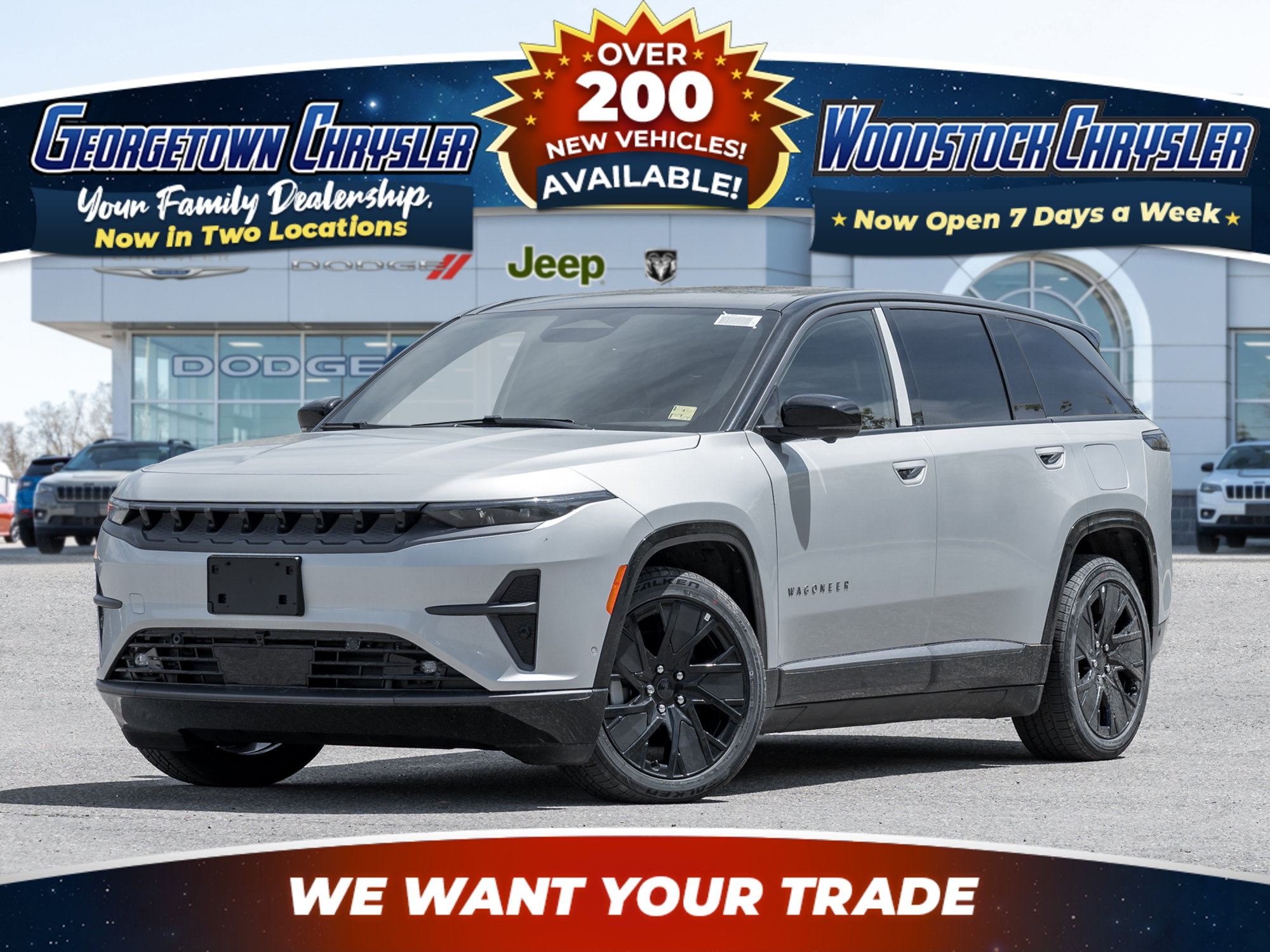 Silver 2025 Jeep Wagoneer S 1-Speed Automatic