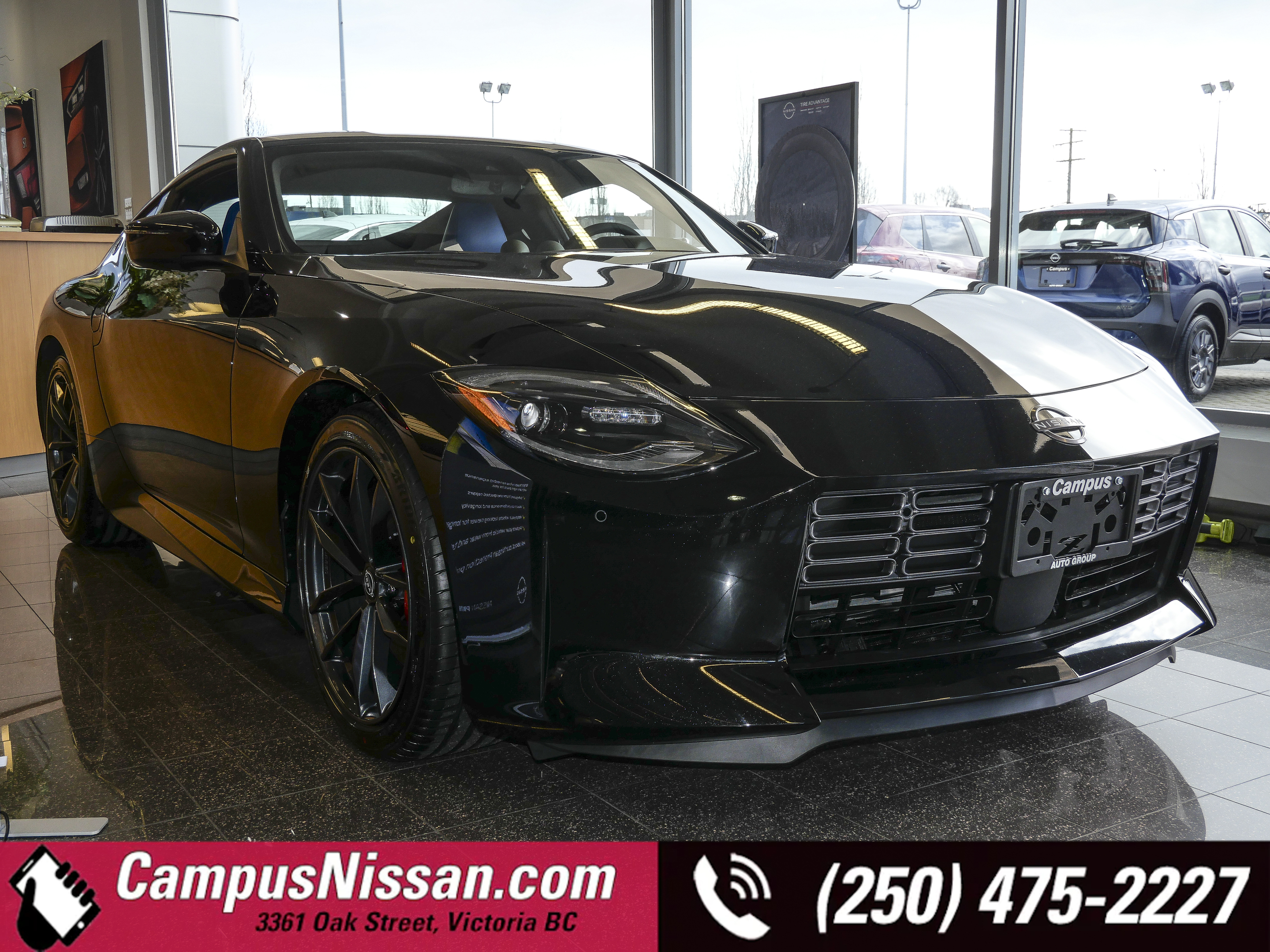 Black 2026 Nissan Z Performance RWD Coupe Rear-Wheel Drive 6-Speed Manual